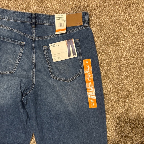Aeropostale AERO Wide Leg Stretch Jeans Women’s Size 12 Mid Rise 32” Inseam NWT - Picture 3 of 3